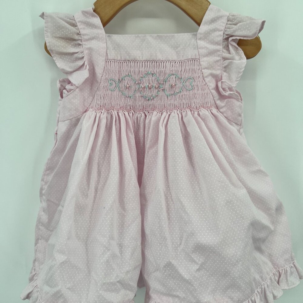 Petit Ami Pink Smocked Blouse